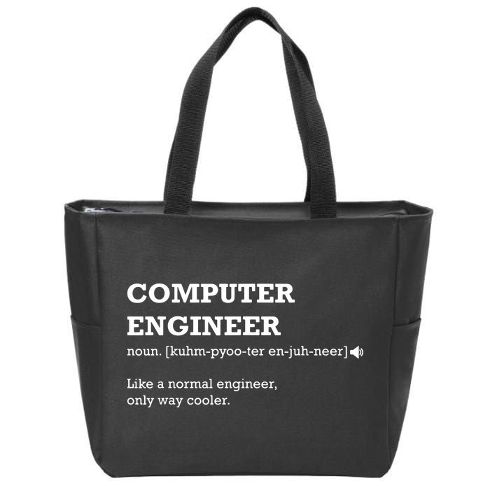 Computer Engineer Shirts Gift Idea For Computer Engineer Zip Tote Bag