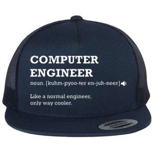 Computer Engineer Shirts Gift Idea For Computer Engineer Flat Bill Trucker Hat