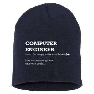 Computer Engineer Shirts Gift Idea For Computer Engineer Short Acrylic Beanie