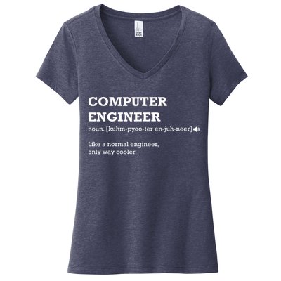 Computer Engineer Shirts Gift Idea For Computer Engineer Women's V-Neck T-Shirt