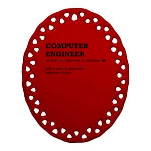 Computer Engineer Shirts Gift Idea For Computer Engineer Ceramic Oval Ornament