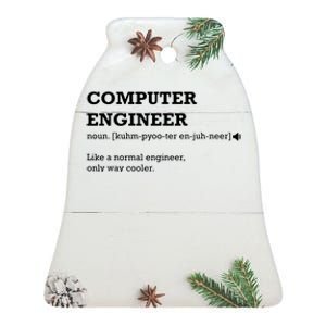 Computer Engineer Shirts Gift Idea For Computer Engineer Ceramic Bell Ornament