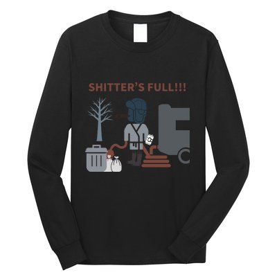 Cousin Eddie “Shitter’s Full” Long Sleeve Shirt