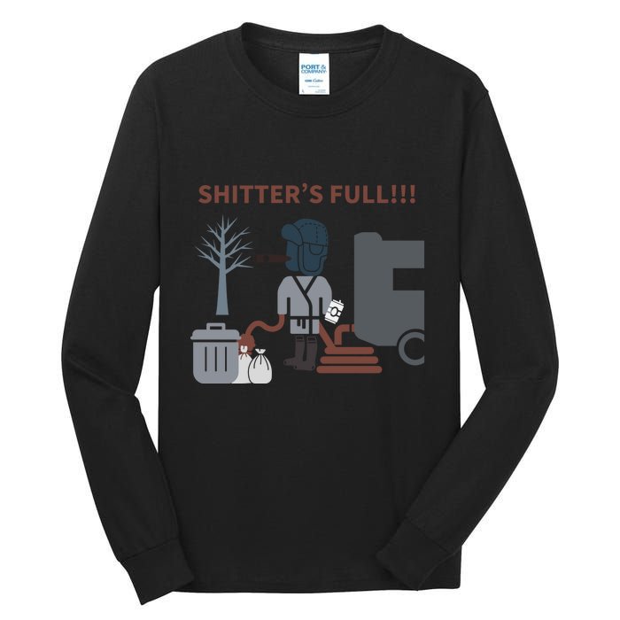 Cousin Eddie “Shitter’s Full” Tall Long Sleeve T-Shirt