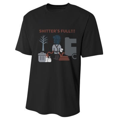 Cousin Eddie “Shitter’s Full” Performance Sprint T-Shirt