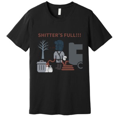 Cousin Eddie “Shitter’s Full” Premium T-Shirt