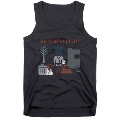 Cousin Eddie “Shitter’s Full” Tank Top