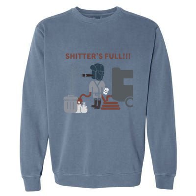 Cousin Eddie “Shitter’s Full” Garment-Dyed Sweatshirt