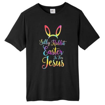 Christian Easter Silly Rabbit Easter Is For Jesus Gift Tall Fusion ChromaSoft Performance T-Shirt