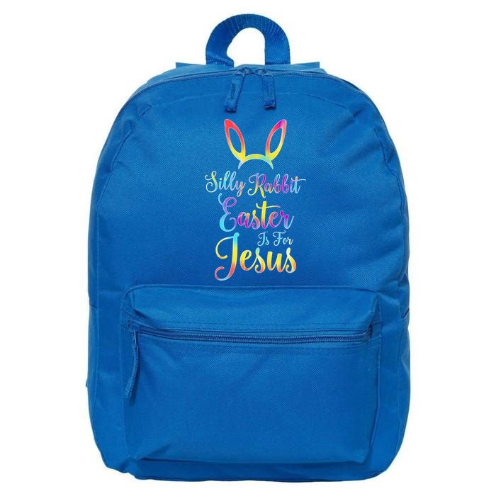 Christian Easter Silly Rabbit Easter Is For Jesus Gift 16 in Basic Backpack
