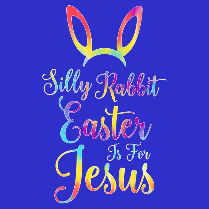 Christian Easter Silly Rabbit Easter Is For Jesus Gift 16 in Basic Backpack
