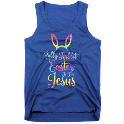 Christian Easter Silly Rabbit Easter Is For Jesus Gift Tank Top