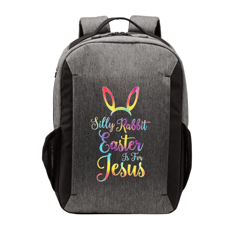 Christian Easter Silly Rabbit Easter Is For Jesus Gift Vector Backpack