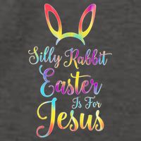 Christian Easter Silly Rabbit Easter Is For Jesus Gift Vector Backpack