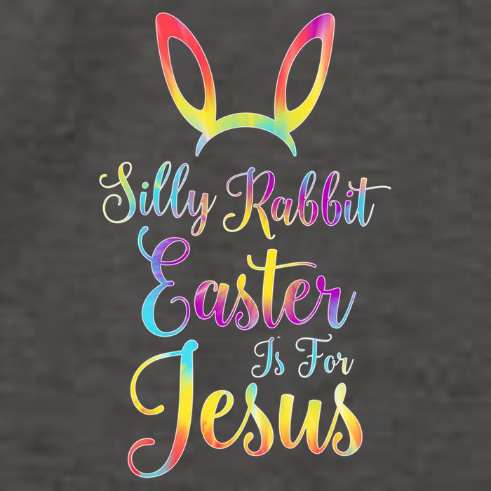 Christian Easter Silly Rabbit Easter Is For Jesus Gift Vector Backpack