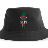 Christmas Elves SantaS Helper What The Elf Family Matching Gift Sustainable Bucket Hat
