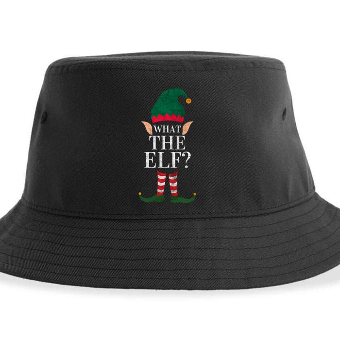 Christmas Elves SantaS Helper What The Elf Family Matching Gift Sustainable Bucket Hat