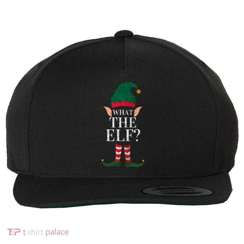 Christmas Elves SantaS Helper What The Elf Family Matching Gift Wool Snapback Cap