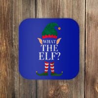 Christmas Elves SantaS Helper What The Elf Family Matching Gift Coaster