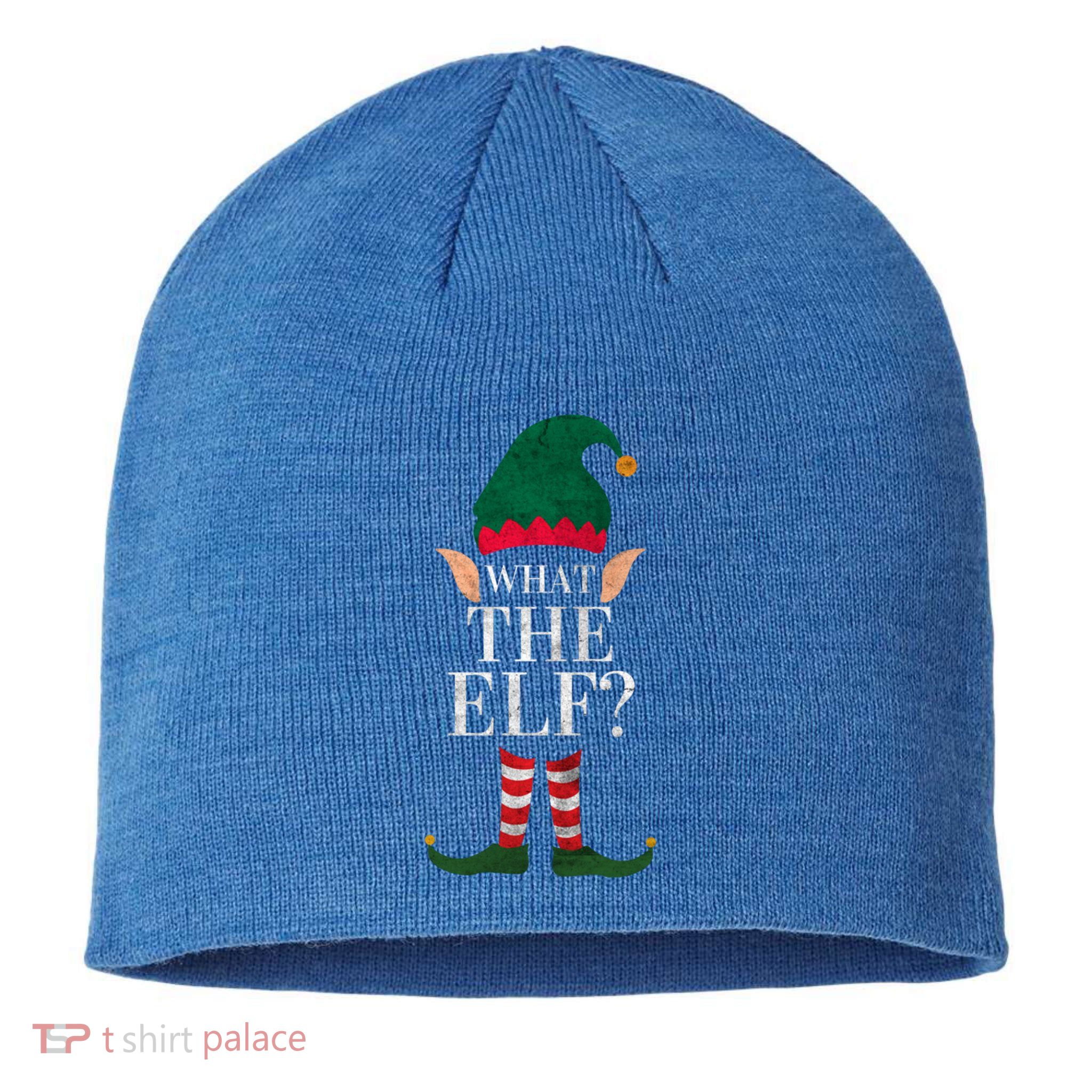 Christmas Elves SantaS Helper What The Elf Family Matching Gift Sustainable Beanie