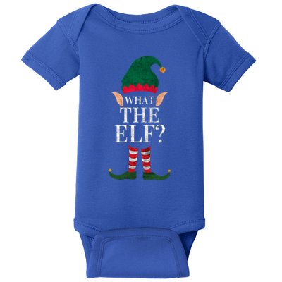 Christmas Elves SantaS Helper What The Elf Family Matching Gift Baby Bodysuit
