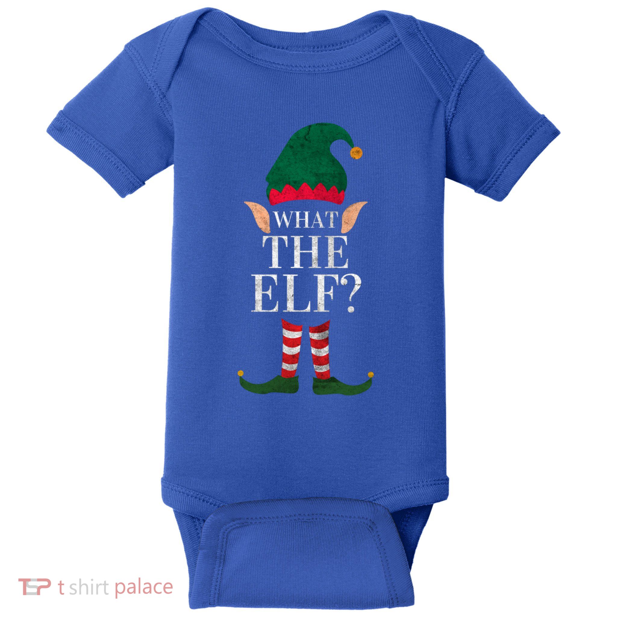 Christmas Elves SantaS Helper What The Elf Family Matching Gift Baby Bodysuit