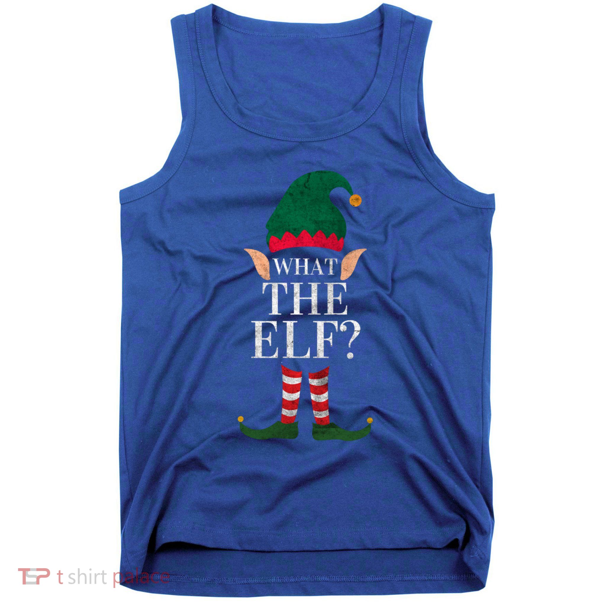 Christmas Elves SantaS Helper What The Elf Family Matching Gift Tank Top