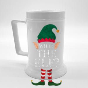 Christmas Elves SantaS Helper What The Elf Family Matching Gift Beer Stein