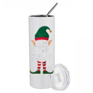 Christmas Elves SantaS Helper What The Elf Family Matching Gift Stainless Steel Tumbler