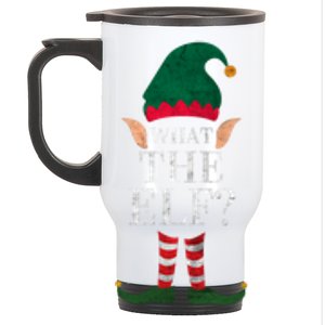 Christmas Elves SantaS Helper What The Elf Family Matching Gift Stainless Steel Travel Mug