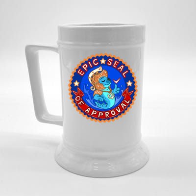 Cute Epic Seal Of Approval Beer Stein