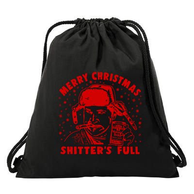 Cousin Eddie Shitter Full Merry Christmas ShitterS Full Drawstring Bag