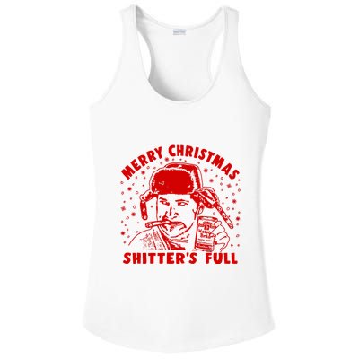 Cousin Eddie Shitter Full Merry Christmas ShitterS Full Ladies PosiCharge Competitor Racerback Tank