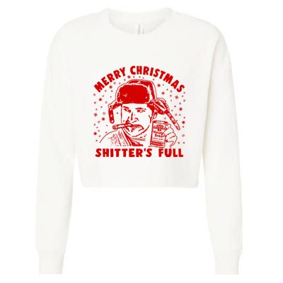 Cousin Eddie Shitter Full Merry Christmas ShitterS Full Cropped Pullover Crew