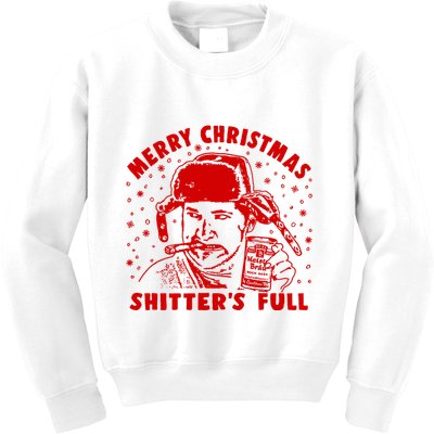 Cousin Eddie Shitter Full Merry Christmas ShitterS Full Kids Sweatshirt