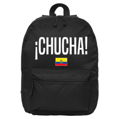 Chucha Ecuadorian Slang Ecuador 16 in Basic Backpack