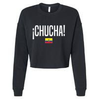 Chucha Ecuadorian Slang Ecuador Cropped Pullover Crew