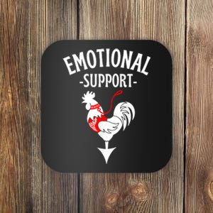 Chicken Emotional Support Cock Coaster