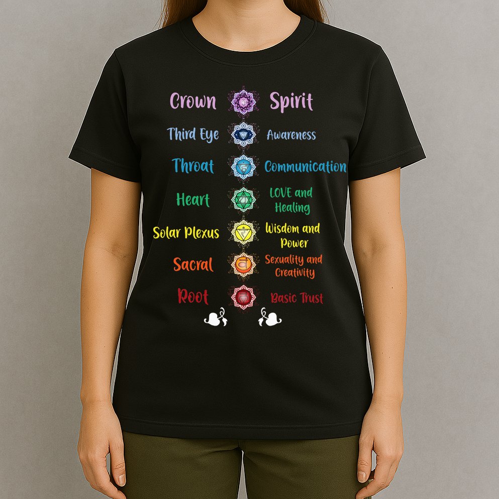 Chakra Energy Spirit Soul Spiritual Health Healing T-Shirt