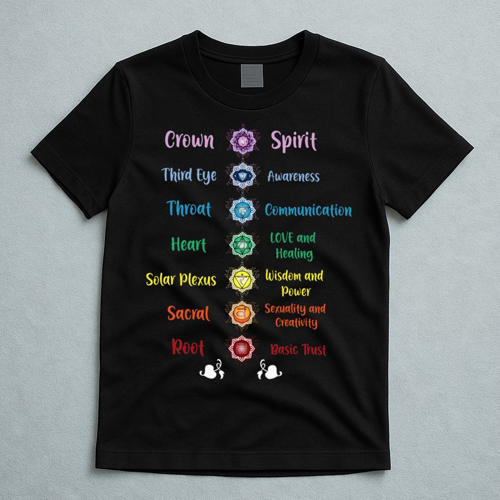 Chakra Energy Spirit Soul Spiritual Health Healing T-Shirt