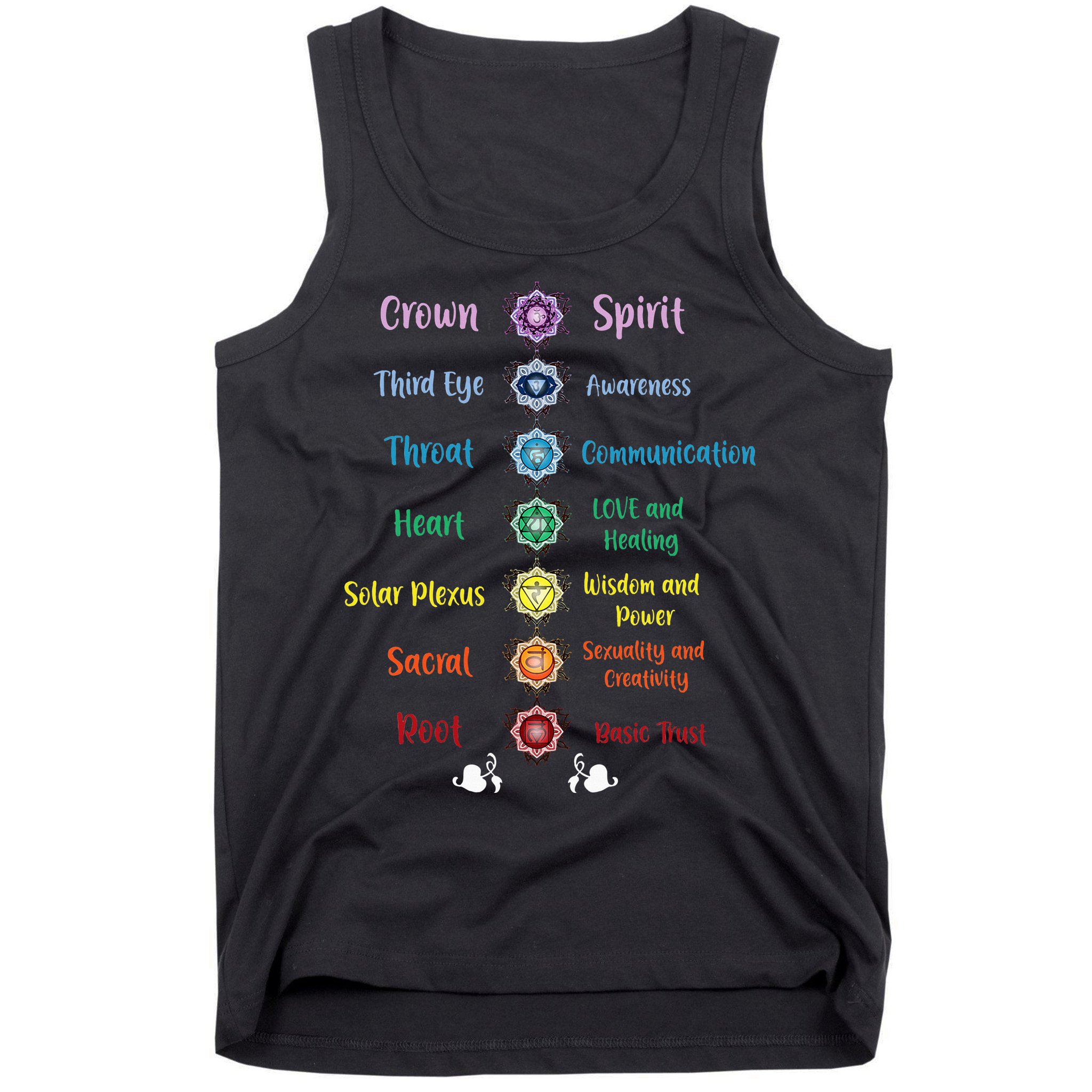 Chakra Energy Spirit Soul Spiritual Health Healing Tank Top
