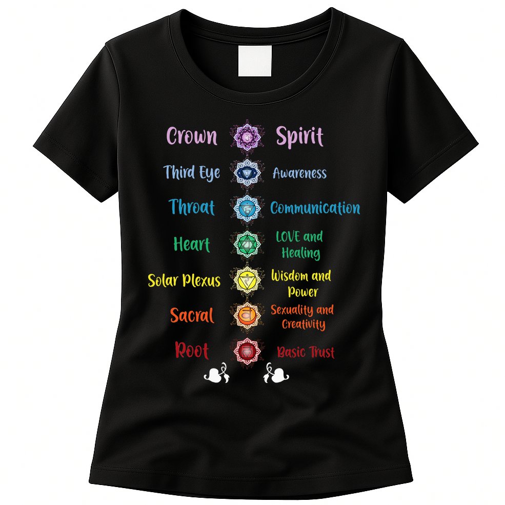 Chakra Energy Spirit Soul Spiritual Health Healing Womens T-Shirt