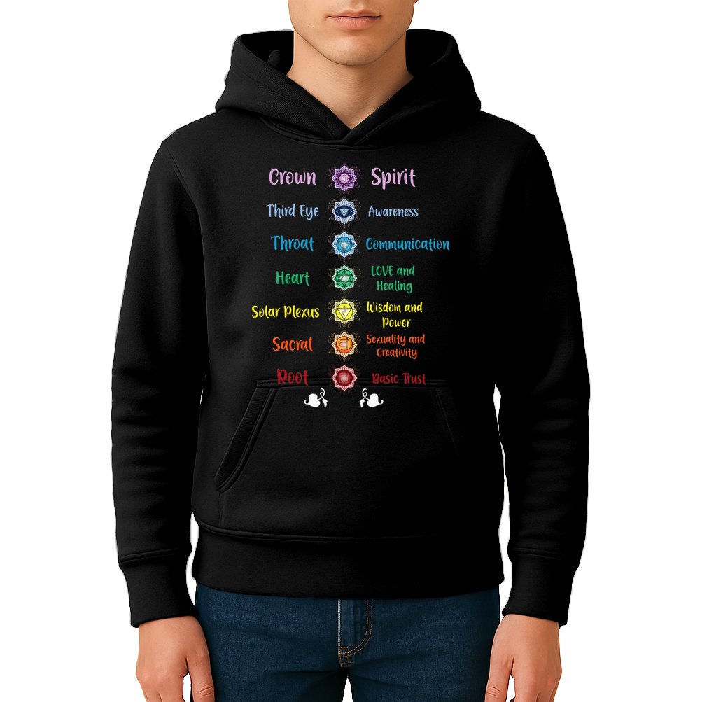 Chakra Energy Spirit Soul Spiritual Health Healing Kids Hoodie