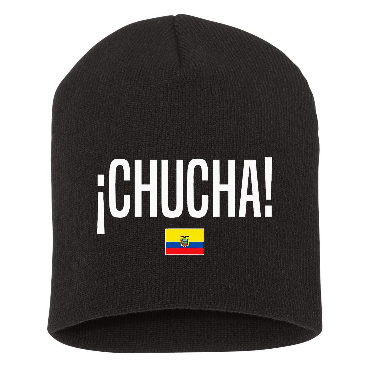 Chucha Ecuadorian Slang Ecuador Short Acrylic Beanie