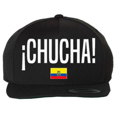 Chucha Ecuadorian Slang Ecuador Wool Snapback Cap