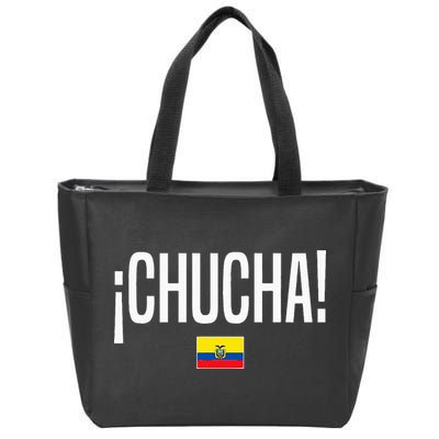 Chucha Ecuadorian Slang Ecuador Zip Tote Bag