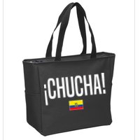 Chucha Ecuadorian Slang Ecuador Zip Tote Bag