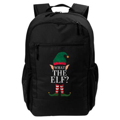 Christmas Elves SantaS Helper What The Elf Family Matching Cute Gift Backpack
