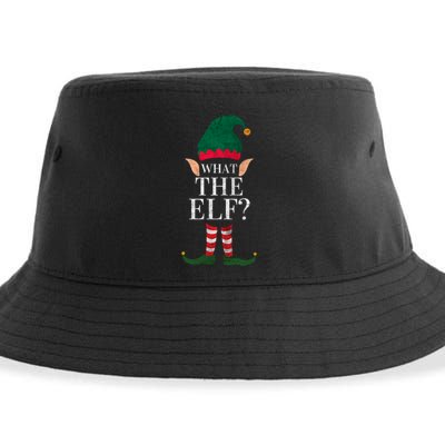Christmas Elves SantaS Helper What The Elf Family Matching Cute Gift Sustainable Bucket Hat