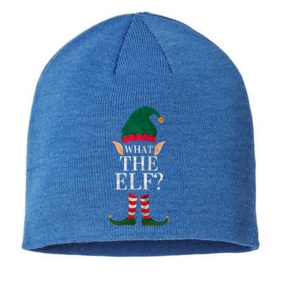 Christmas Elves SantaS Helper What The Elf Family Matching Cute Gift Sustainable Beanie